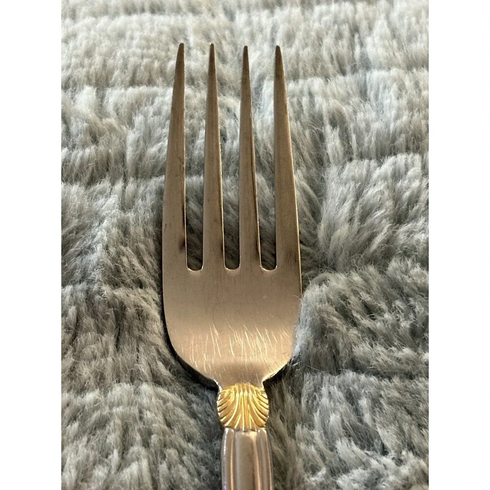 Pfaltzgraff GOLDEN ARTESIA Stainless Salad Fork 18/8 Korea Flatware B81VG